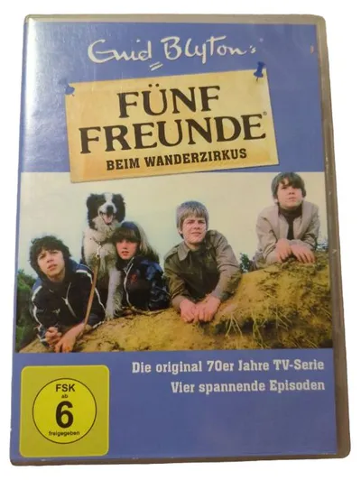 Fünf Freunde beim Wanderzirkus DVD 70er Jahre TV-Serie Enid Blyton 4 Episoden
