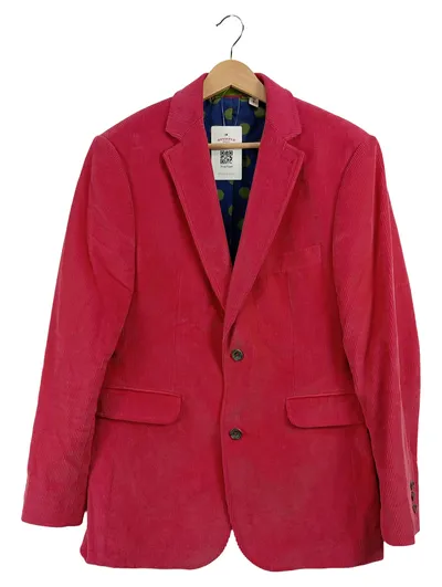 Boden Herren Cord Sakko Brompton Fit Gr. 38 Pink Retro Blazer