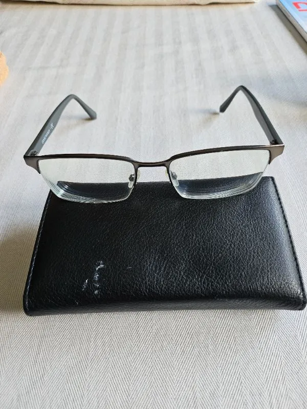 Emporio Armani Brillengestell Herren Metall Halbrahmen Grau EA1119 3