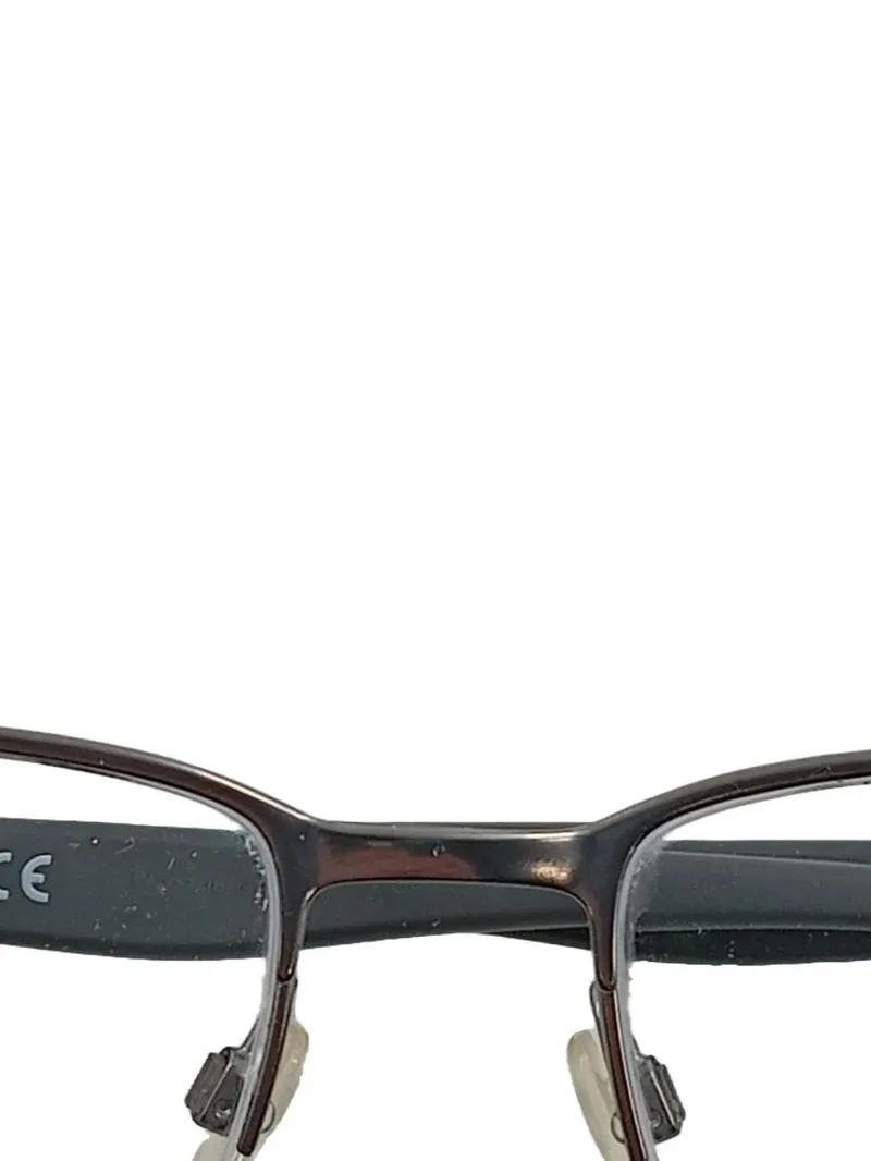 Emporio Armani Brillengestell Herren Metall Halbrahmen Grau EA1119 6