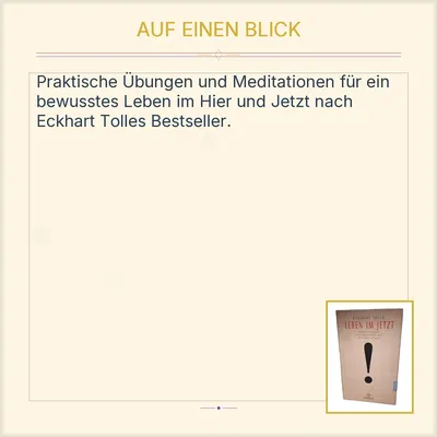 Leben im Jetzt Eckhart Tolle Lehren Übungen Meditationen Power of Now Arkana