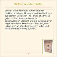Leben im Jetzt Eckhart Tolle Lehren Übungen Meditationen Power of Now Arkana 3