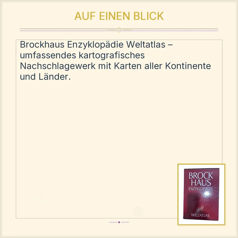 Brockhaus Enzyklopädie Weltatlas - Großer Weltatlasband 2