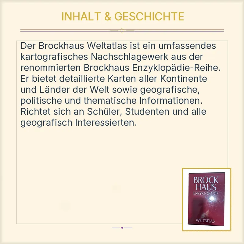 Brockhaus Enzyklopädie Weltatlas - Großer Weltatlasband 3