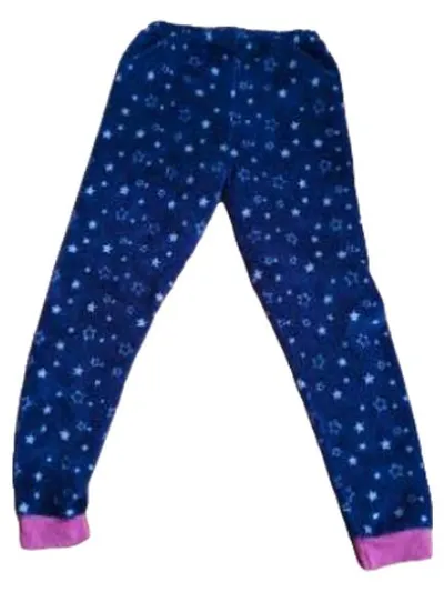 Lily & Dan Kinder Pyjamahose Sterne Blau Gr. 146/152 Fleece