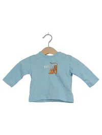 bellybutton Baby Langarmshirt Gr. 62 Blau Tiger Motiv Organic Cotton 1