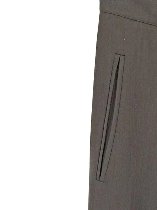 Dinomoda Damen Stoffhose Gr. 38 Grau Klassisch Business Hose 3