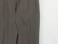 Dinomoda Damen Stoffhose Gr. 38 Grau Klassisch Business Hose 5