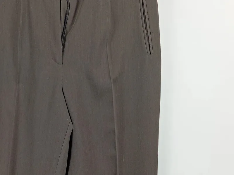 Dinomoda Damen Stoffhose Gr. 38 Grau Klassisch Business Hose 5