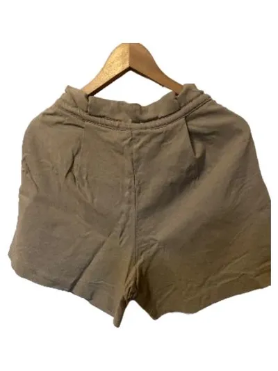 Broadway NYC Fashion Damen Shorts Paperbag Beige Gr. S 36 High Waist