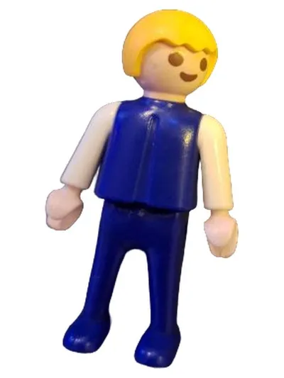 Playmobil Junge mit blauer Kleidung Spielfigur Kind ab 4 Jahre