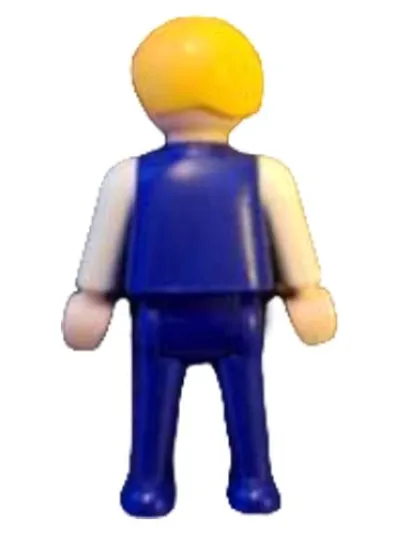 Playmobil Junge mit blauer Kleidung Spielfigur Kind ab 4 Jahre