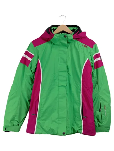 CMP Skijacke Mädchen Gr. 176 Grün Pink ClimaProtect Winterjacke