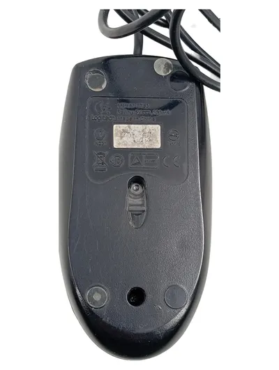 Logitech M-BT83 USB Kabel Maus Optisch Schwarz PC Computer Mouse