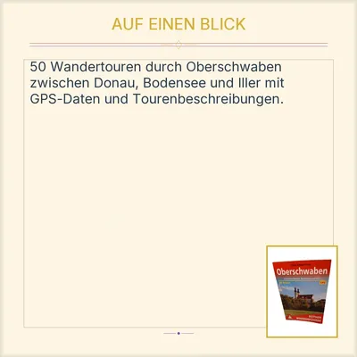 Oberschwaben Rother Wanderführer 50 Touren GPS Claus-Günter Frank