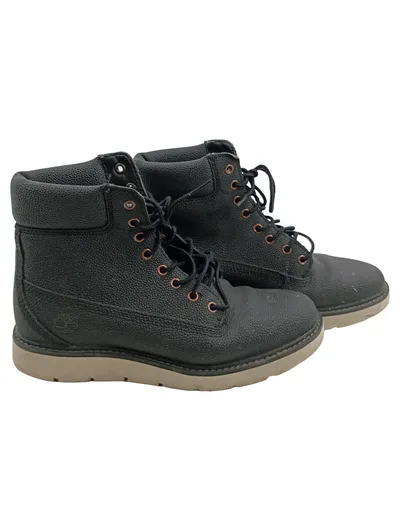 Timberland Damen Stiefel Schnürstiefel Schwarz Gr. 38 Outdoor Leder