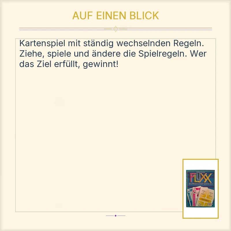 Fluxx Kartenspiel Amigo Andrew Looney Regelspiel 2-6 Spieler ab 8 Jahre 3
