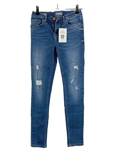 LTB Mirabella Destroyed Jeans Kinder Mädchen Gr. 158 Blau Skinny