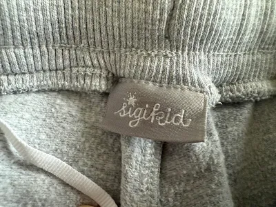 sigikid Jogginghose Kinder Gr. 122 Grau Meliert Baumwolle