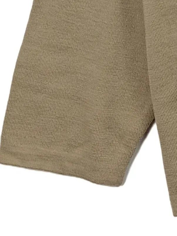 Connemara Herren Pullover V-Ausschnitt Merinowolle Beige Gr. L 3