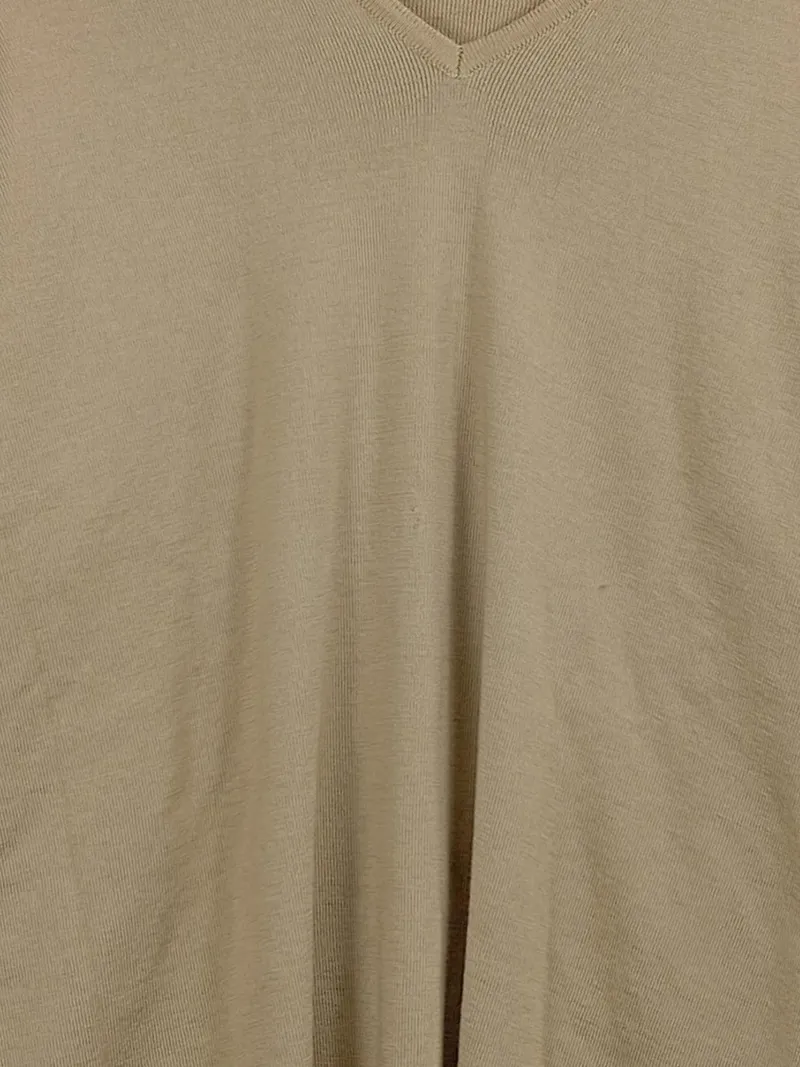 Connemara Herren Pullover V-Ausschnitt Merinowolle Beige Gr. L 4