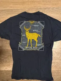 Columbia PHG Kinder T-Shirt Whitetail Deer Navy Blau Gr. L/152 2