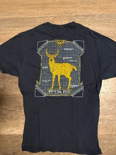 Columbia PHG Kinder T-Shirt Whitetail Deer Navy Blau Gr. L/152 2