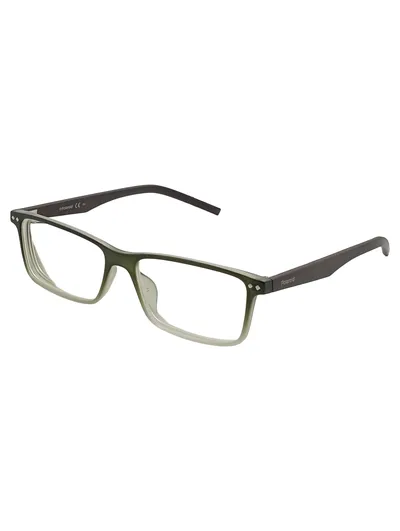 Polaroid Brille Herren PLD D335 Oliv Grün Verlauf Kunststoff 145mm