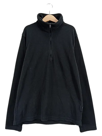 Disegna Fleecepullover Herren Gr. M Schwarz Half-Zip Outdoor