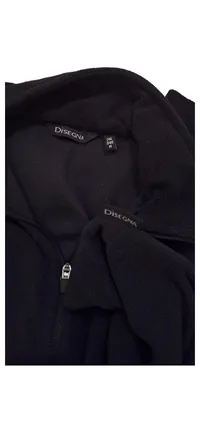 Disegna Fleecepullover Herren Gr. M Schwarz Half-Zip Outdoor 2