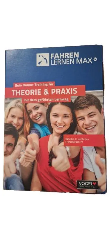 Fahren Lernen Max Theorie & Praxis Online-Training Führerschein Vogel Verlag