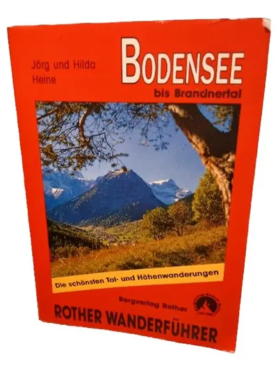 Rother Wanderführer Bodensee bis Brandnertal Jörg Hilda Heine
