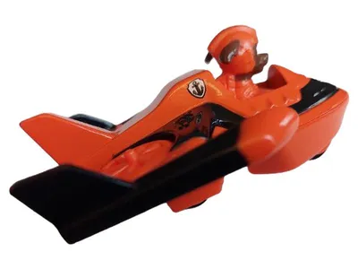 Paw Patrol Zuma Hovercraft Spielzeugfahrzeug mit Figur Orange Kinder