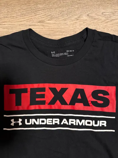 Under Armour Texas Herren T-Shirt Gr. M Schwarz Sportshirt