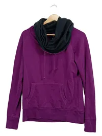 Even&Odd Damen Kapuzenpullover Hoodie Lila Gr. L Casual Sweatshirt 1