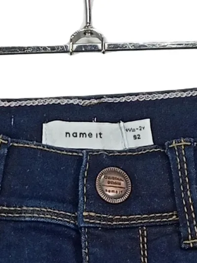 NAME IT Mädchen Jeans Shorts Gr. 92 Blau Denim Umschlag 1,5-2 Jahre