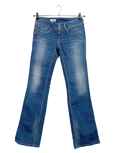 Pepe Jeans London Bootcut Jeans Damen W29 Blau Low Rise Flare