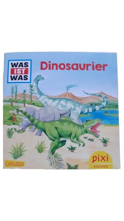 WAS IST WAS Dinosaurier Pixi Buch Carlsen Sachbuch Kinder Dinosaurier