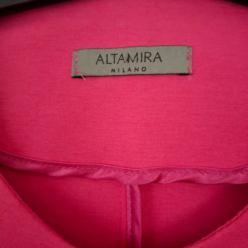 Altamira Milano Damen Leichte Jacke Pink Gr. L Volantärmel Elegant 3