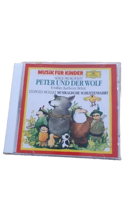 Peter und der Wolf Prokofieff CD Kinder Deutsche Grammophon Karlheinz Böhm