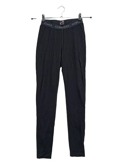 Icebreaker Merino Leggings Damen XS Bodyfit 260 Schwarz Funktionsunterwäsche