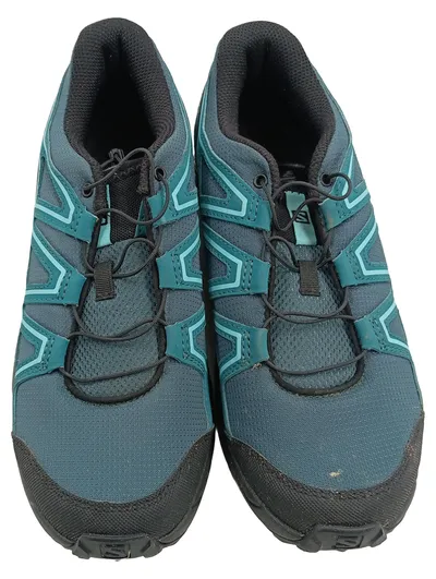 Salomon Outdoorschuhe Kinder Gr. 38 Petrol Wanderschuhe Trail
