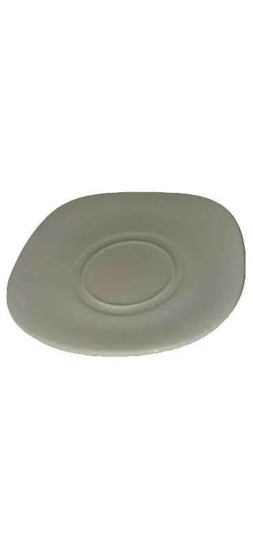 Schirnding Untertasse Porzellan Weiß Modern Uni 14 cm