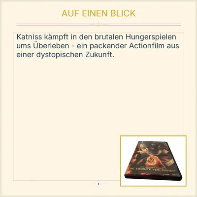 Die Tribute von Panem The Hunger Games DVD Lionsgate Science-Fiction