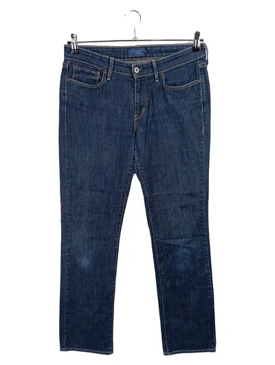 Levi's Damen Jeans Straight Leg W34/L30 Blau Slight Curve Classic