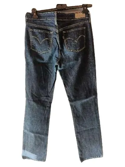 Levi's Damen Jeans Straight Leg W34/L30 Blau Slight Curve Classic