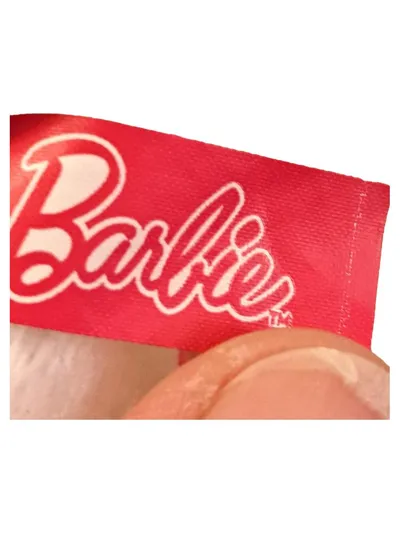 Barbie Plüsch Schlüsselanhänger Delfin Pink Glitzer Anhänger NEU