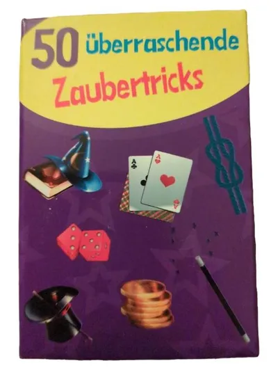 50 Überraschende Zaubertricks Set Kinder Zauberkasten LGA geprüft