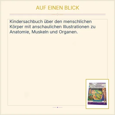 Der Körper des Menschen – Eine perfekte Maschine | Newton Sachbuch Kinder Lingen