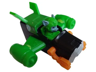 Paw Patrol Rocky Flugzeug Spielfigur Fahrzeug Grün Kunststoff ab 36 Monate